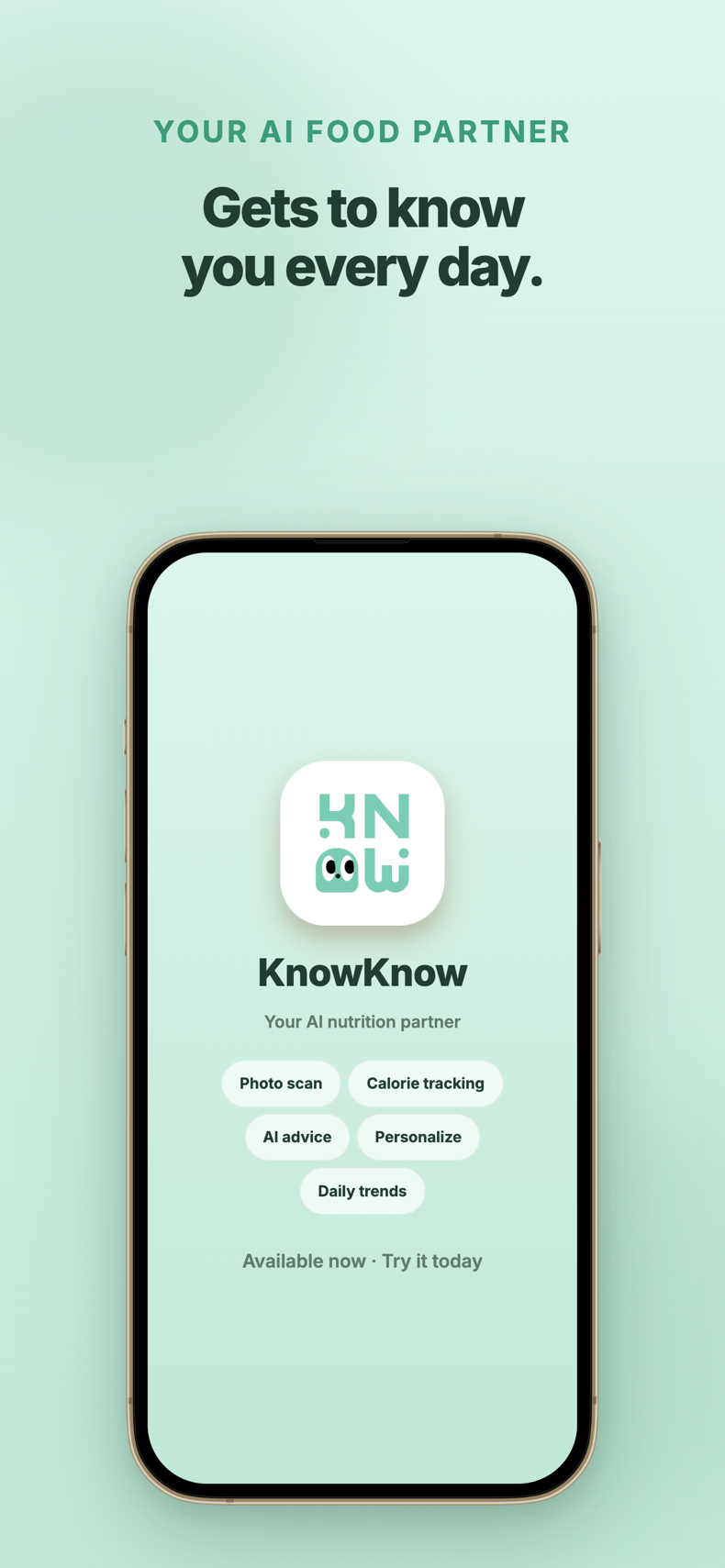 KnowKnow — your AI food partner